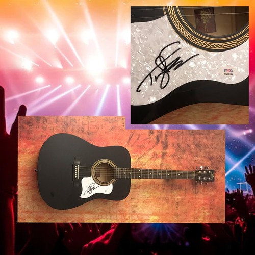Guitare acoustique signée - guitare,