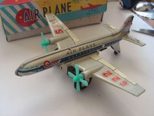 MF107  TIN TOY AIRPLANE JOUET