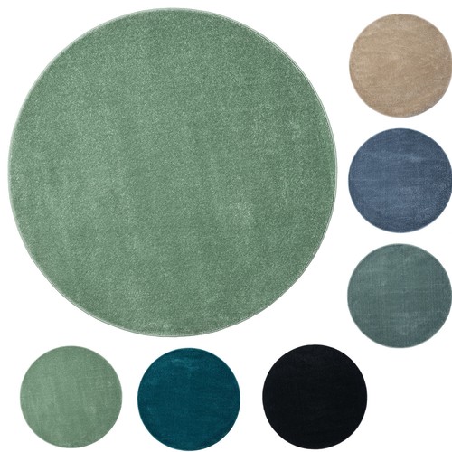 Tapis rond salon poils - rond, À