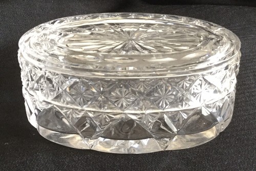 Boite bijou ovale verre - ovale,