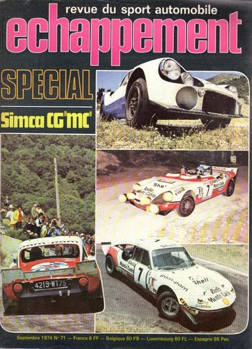 Echappement 1974 simca cg - 71,