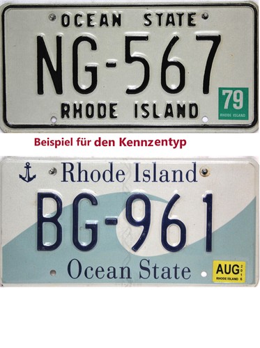 Plaque immatriculation rhode - plaque,