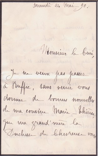 Autographe lettre - autographe,