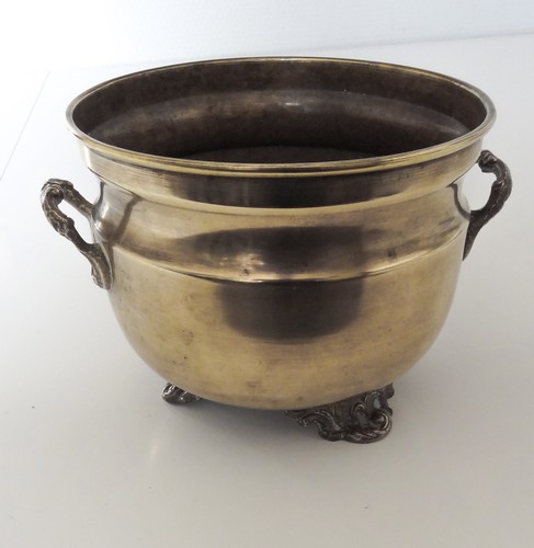 Chaudron cache pot laiton - pot, en