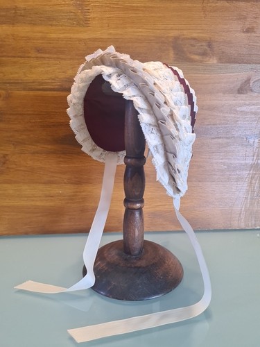 Chapeau soie dentelles - chapeau,