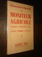 Almanach agenda moniteur - almanach-agenda, du