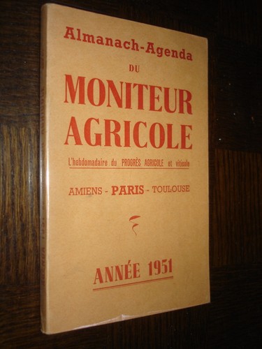 Almanach agenda moniteur - almanach-agenda, du