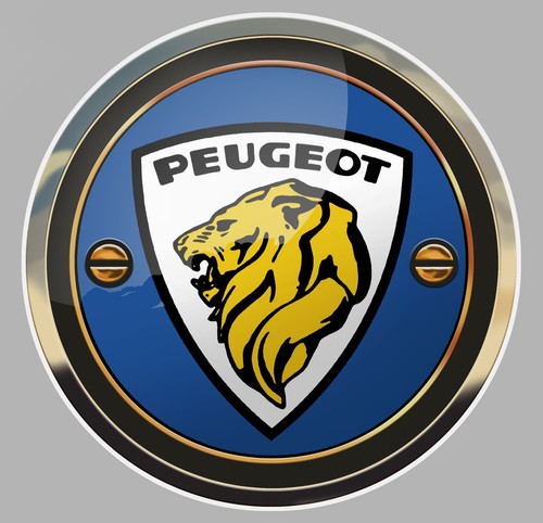 Sticker logo peugeot lion - logo,