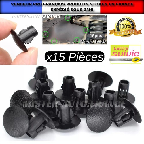 X15 clips fixation garde - clips, garde-boue