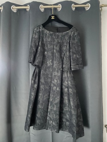 Chanel robe longue laine - en,