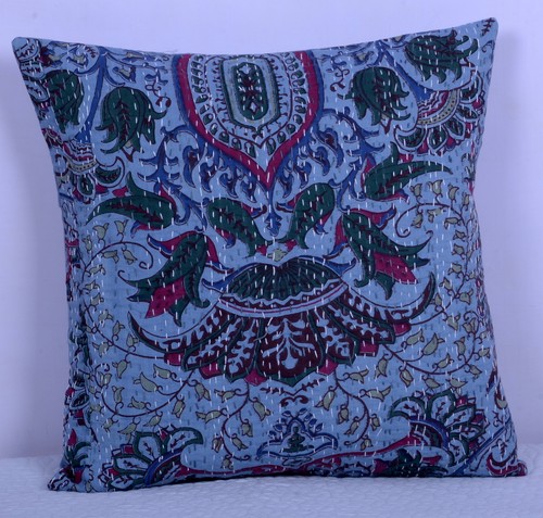Indien gris floral kantha - indien,