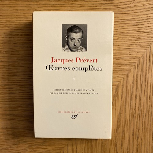 Pléiade jacques prévert - jacques,