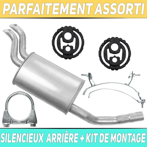 Pot échappement arriere - pot,