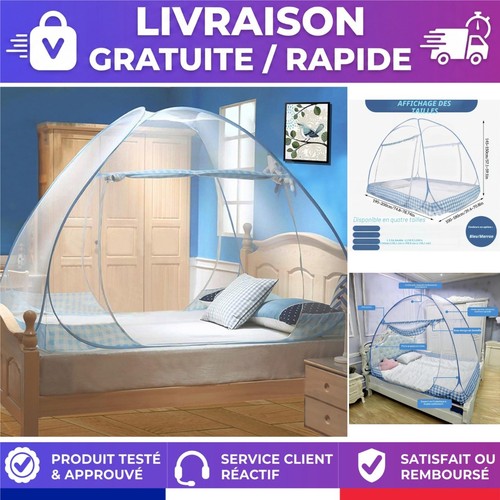 Moustiquaire lit dôme - lit,
