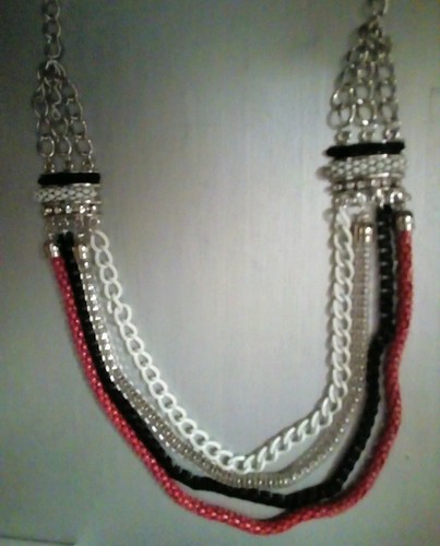 Superbe collier multicolore - collier,