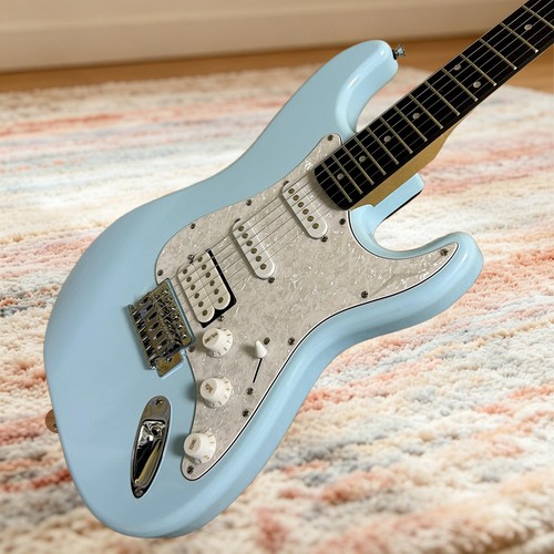 Electric guitar sky blue - sky,