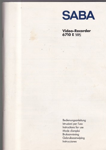 Saba video recorder - video, 6710