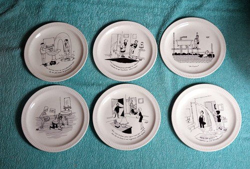 Lot assiettes porcher - assiettes,