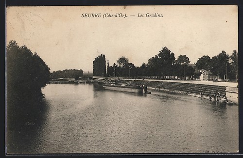 Cpa seurre côte - cpa,