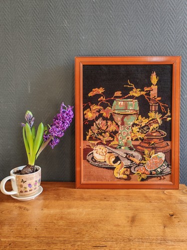 Tableau broderie vintage - broderie,