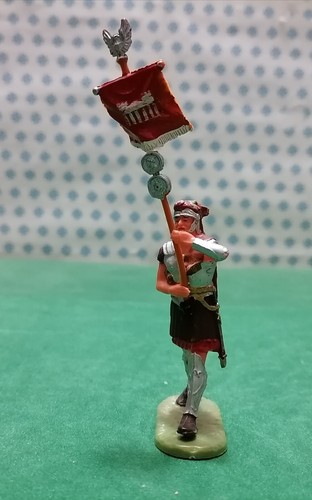 Vintage porteur avec drapeau - -,