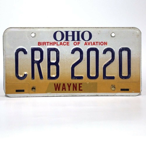 Plaque immatriculation ohio - plaque,