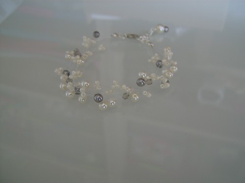 Bracelet blanc cassé - blanc, cassé/gris