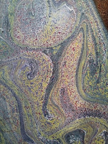 Papier marbré ancien pour - marbré,