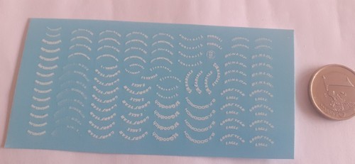 Decals decalcomanie flanc - decals,