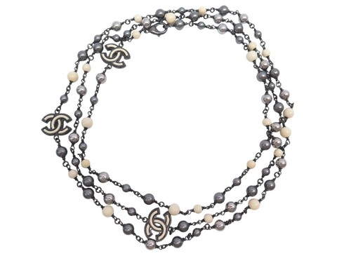 Collier chanel sautoir - chanel, de