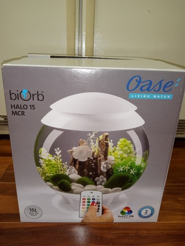 New sphere fish tank - new,