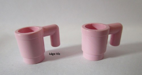 Lego 3899 cup pink - lego, x4