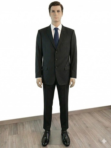 Luxueux costume laine noire - costume,
