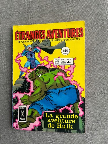 étranges aventures 1re - aventures, sÉrie