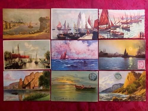 Cartes postales 1915 - 9, à