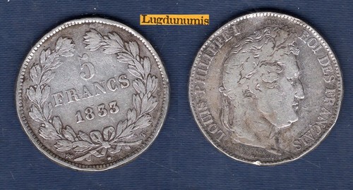 Francs 1833 nantes tb - t, viii