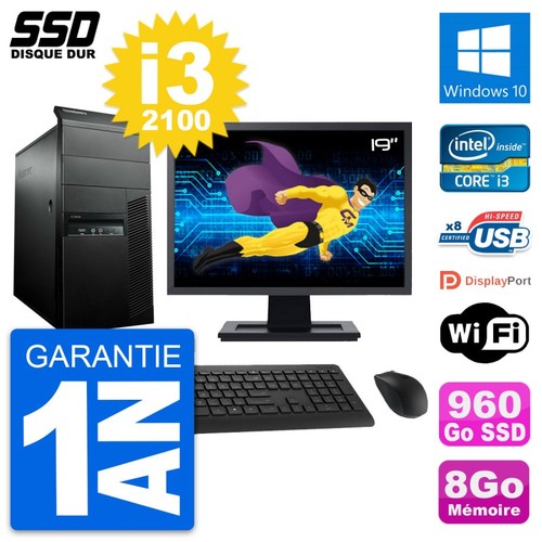 Tour lenovo m91p ecran - pc,