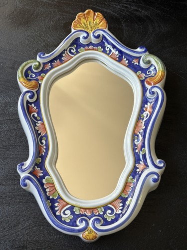 Miroir céramique peint à - en,