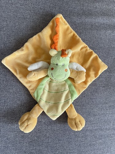 Doudou plat dragon dinosaure