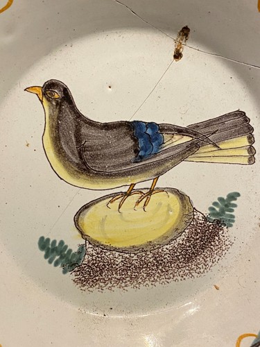 Assiette nevers fin xviii - &,