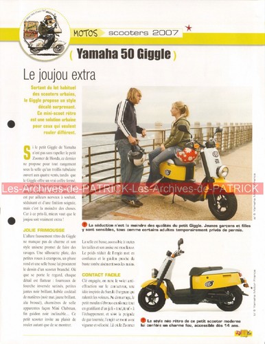 Yamaha giggle scooter - giggle, 2007