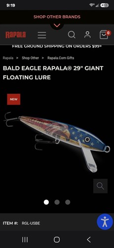 Eagle 75cm jumbo rapala - 75cm, in