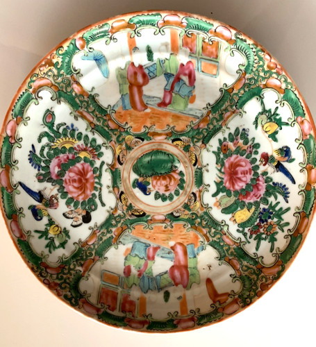 Assiette porcelaine chine - 2) assiette,