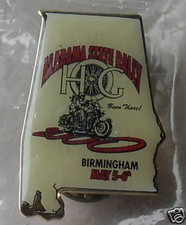 HARLEY ALABAMA HOG 2000 STATE RALLY VEST JACKET PIN 