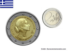 2€ Euros Commémorative Grèce 2023 Maria Callas