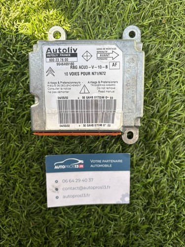 Calculateur air bag boitier - calculateur,