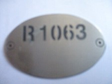 Plaque Renault Bouclier R 1063