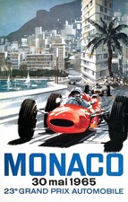 POSTER AFFICHE MONACO GRAND