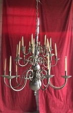 TRÈS IMPORTANT LUSTRE HOLLANDAIS DE CHÂTEAU ÉPOQUE 1970 133 X 115 CM