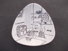 Très joli ramasse monnaie 1960 Barberousse chat souris Couvinoise radiateur chau